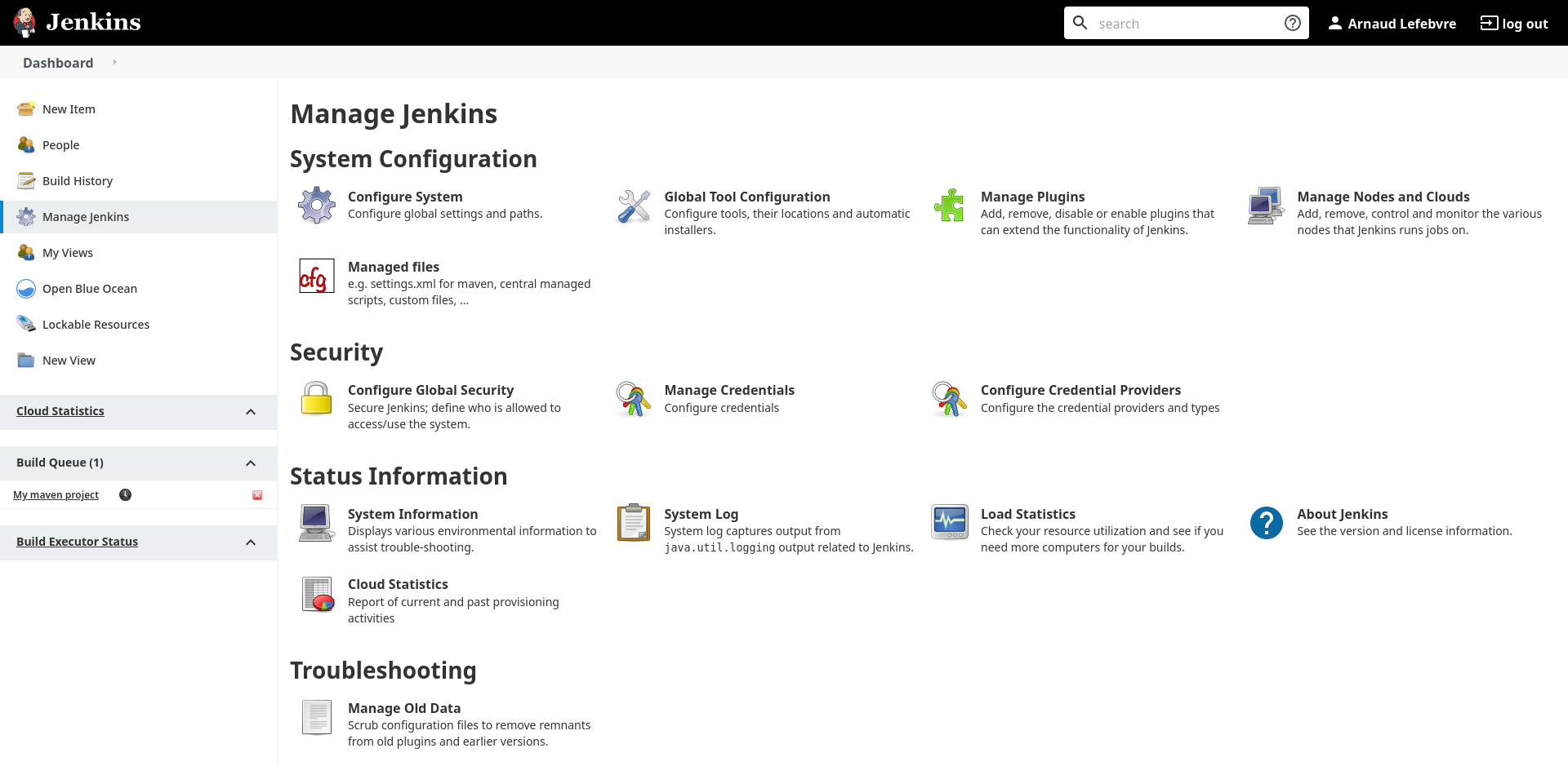 ‘Jenkins Dashboard’